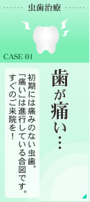 歯が痛い…